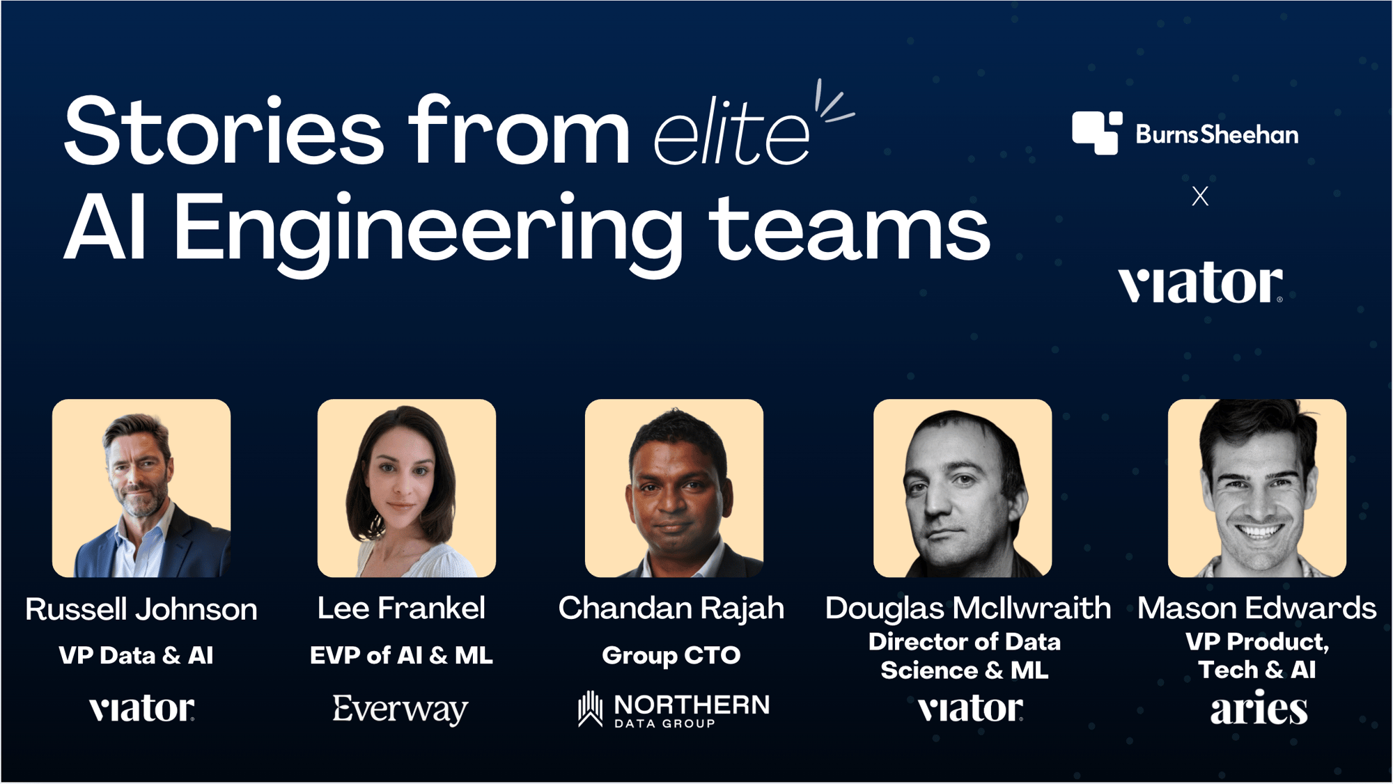Stories from elite AI Engineering teams - Final panel - 16th Oct